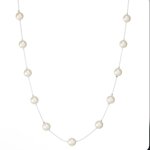 Napier Jewelry - Napier Simulated Pearl Illusion Necklace